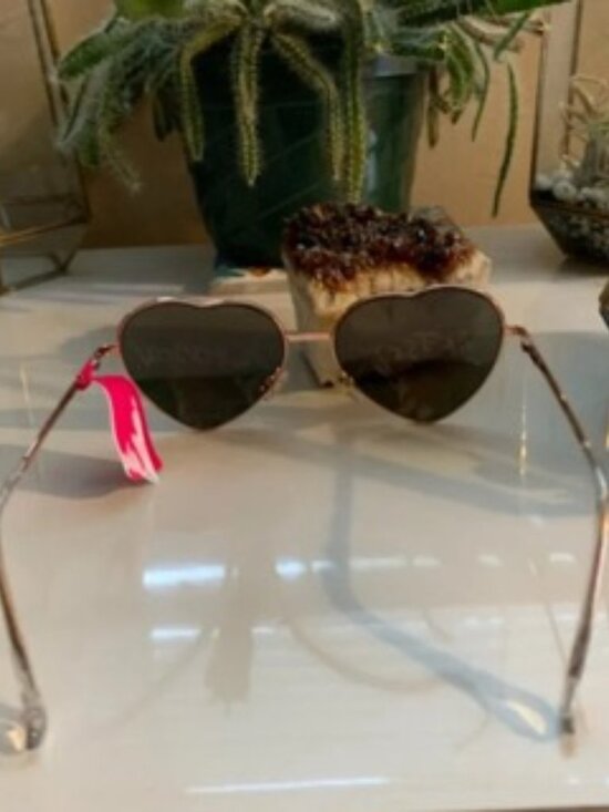 Betsey Johnson Gold Heart Sunglasses main image 4